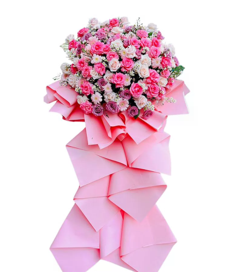 Kệ Hoa Mừng Khai Trương – Buôn May Bán Đắt