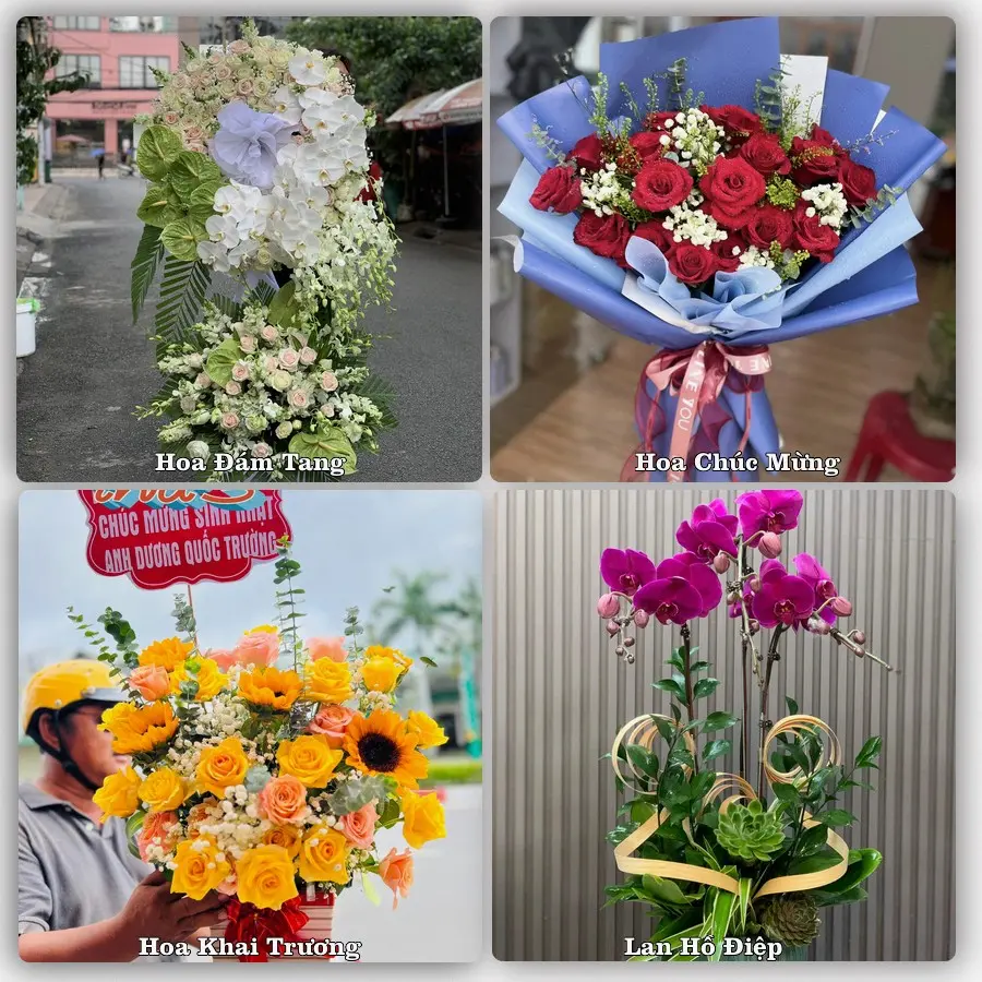 Dịch vụ đặt hoa và giao tận nơi tại Phường Bình Phước - Tỉnh Đồng Nai