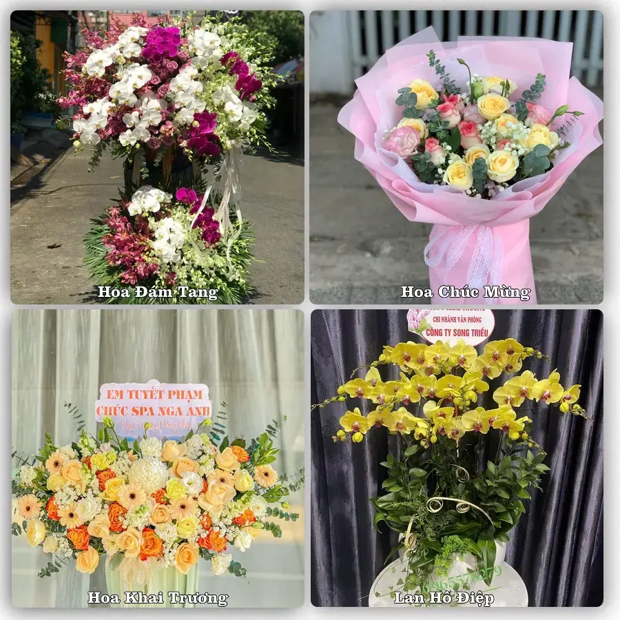 Shop hoa tươi Phường Bình Phước, Đồng Nai – đặt hoa theo dịp, giao tận nơi