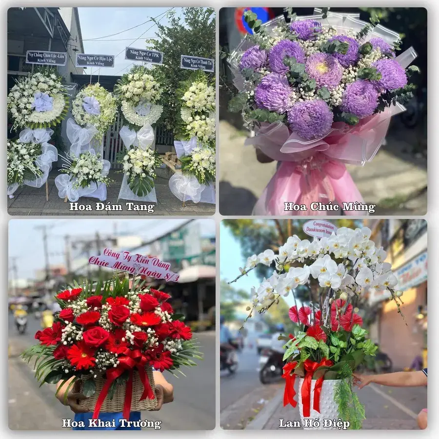 Dịch vụ đặt hoa và giao tận nơi tại Phường Chánh Phú Hòa - Thành phố Hồ Chí Minh