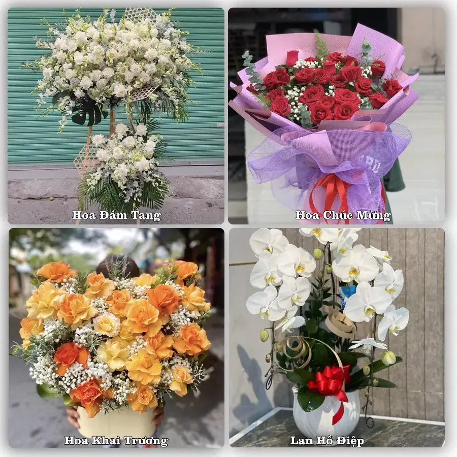 Shop hoa tươi Phường Châu Sơn, Ninh Bình – đặt hoa theo dịp, giao tận nơi