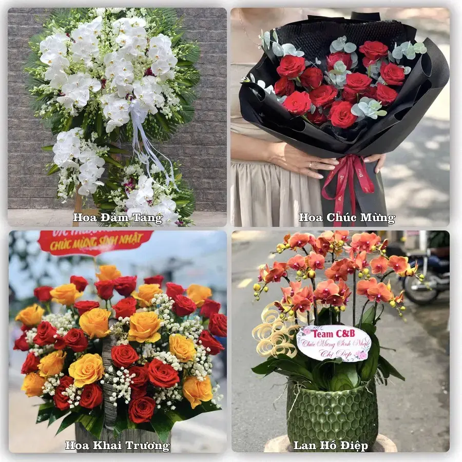 Shop hoa tươi Xã Củ Chi, TP.HCM – đặt hoa theo dịp, giao tận nơi