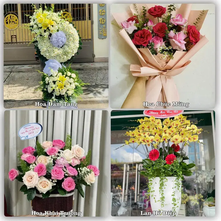 Shop hoa tươi Xã Nhơn Mỹ, An Giang – đặt hoa theo dịp, giao tận nơi