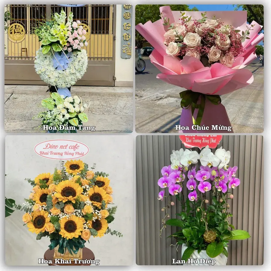 Mẫu hoa phục vụ nhu cầu đặt hoa tại Xã Vĩnh Am - Thành phố Hải Phòng