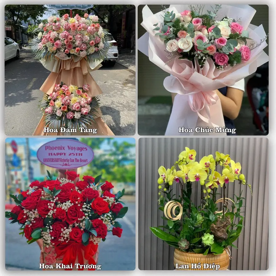 Dịch vụ đặt hoa và giao tận nơi tại Phường Bỉm Sơn - Tỉnh Thanh Hóa
