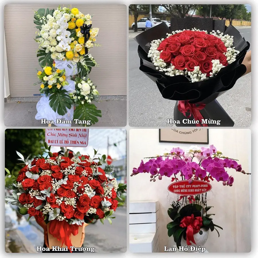 Dịch vụ đặt hoa và giao tận nơi tại Phường Gò Công - Tỉnh Đồng Tháp
