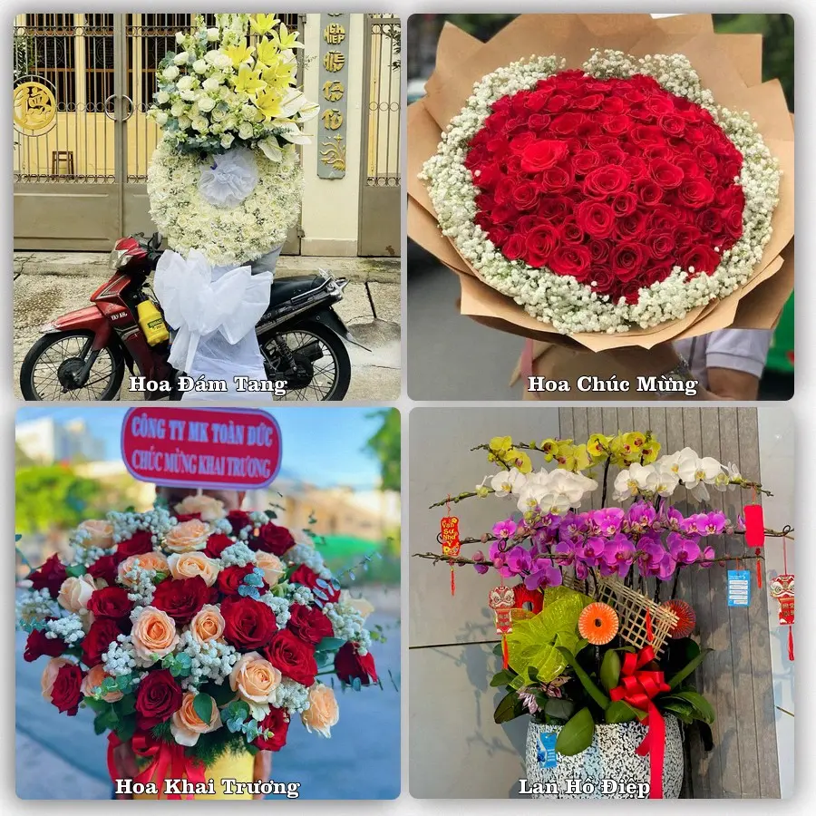 Tư vấn chọn hoa theo người nhận và dịp tặng tại Phường Gò Công - Tỉnh Đồng Tháp