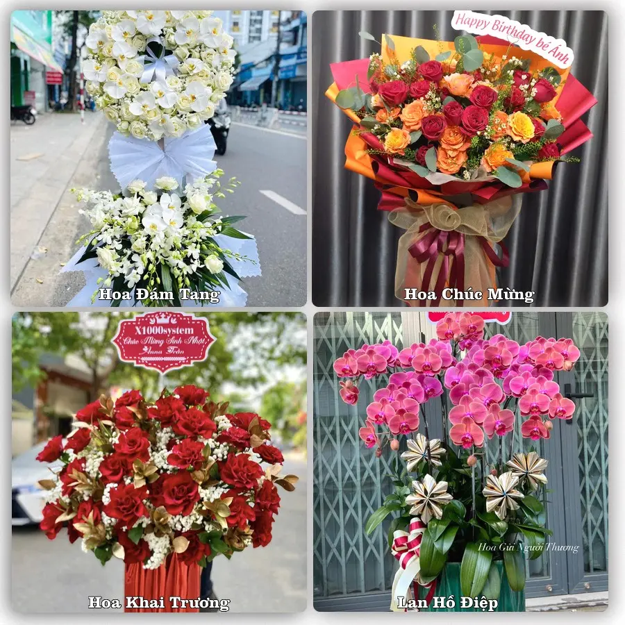 Dịch vụ đặt hoa và giao tận nơi tại Xã Phú Hữu - Thành phố Cần Thơ