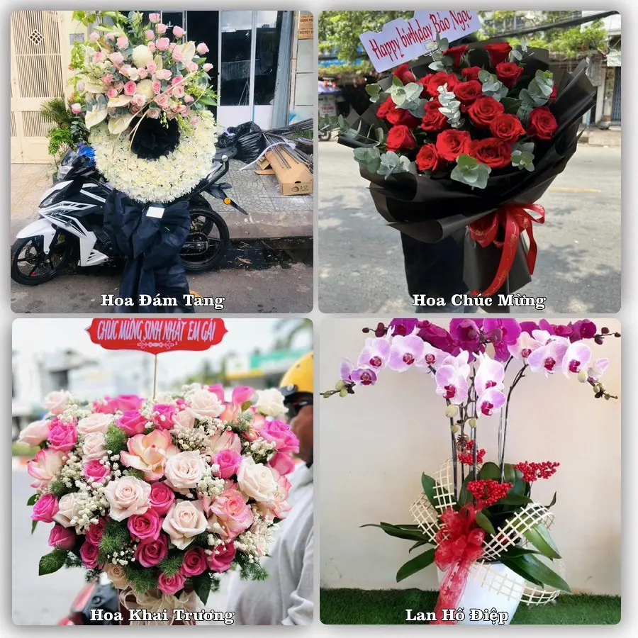 Mẫu hoa phục vụ nhu cầu đặt hoa tại Phường Quang Trung - Tỉnh Thanh Hóa