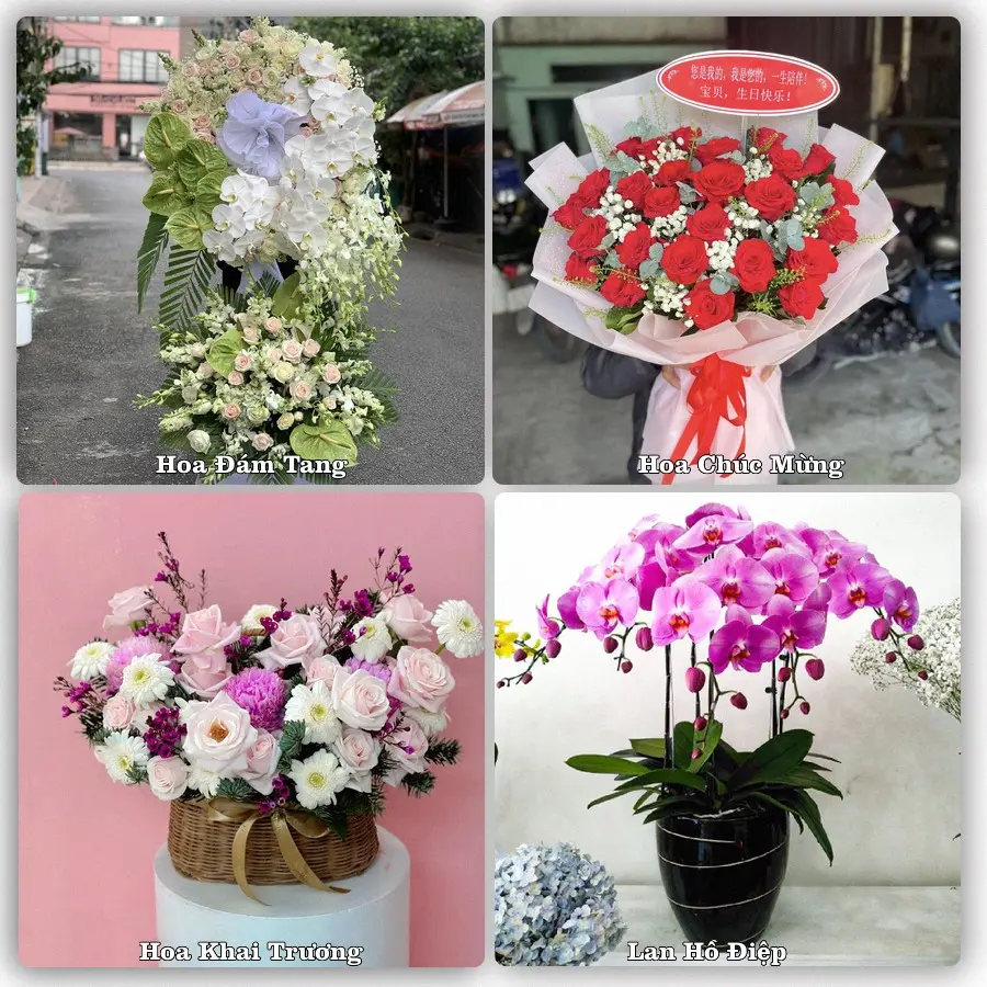 Dịch vụ đặt hoa và giao tận nơi tại Xã Tân Dĩnh - Tỉnh Bắc Ninh