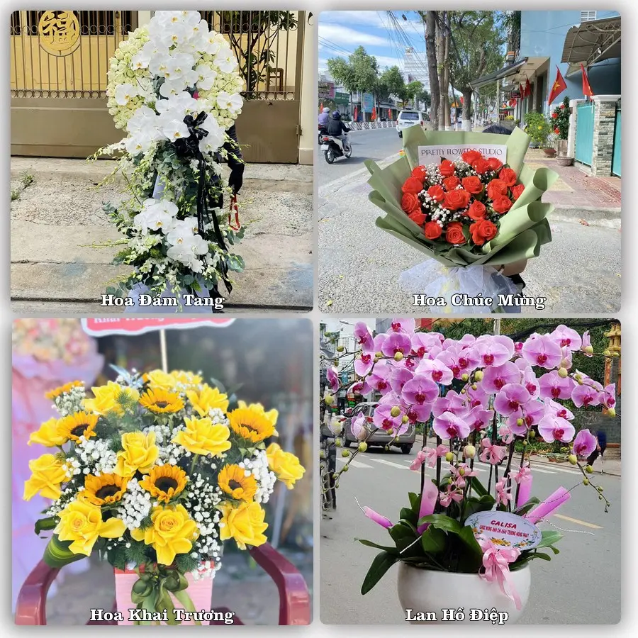 Dịch vụ đặt hoa và giao tận nơi tại Phường Cam Linh - Tỉnh Khánh Hòa