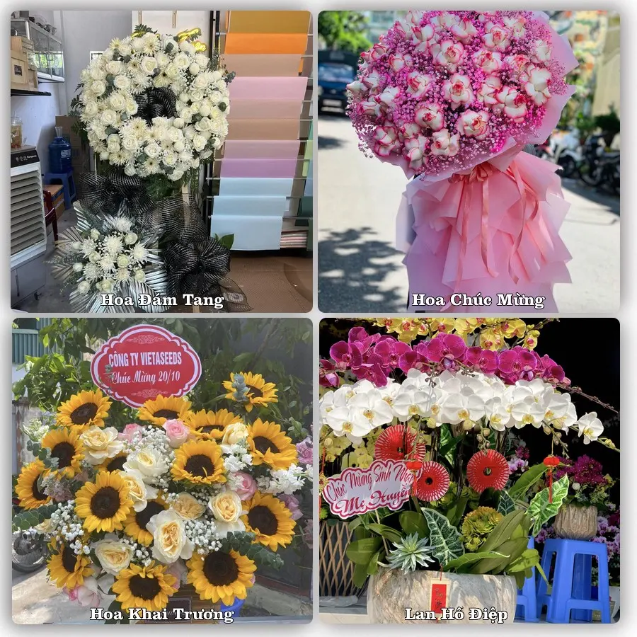Mẫu hoa phục vụ nhu cầu đặt hoa tại Xã Đa Phúc - Thành phố Hà Nội