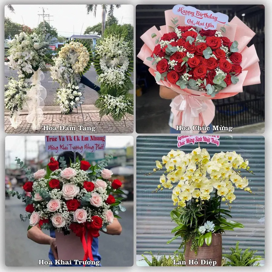 Dịch vụ đặt hoa và giao tận nơi tại Xã Long Kiến - Tỉnh An Giang