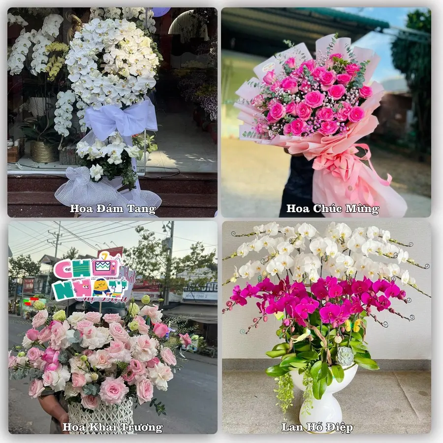 Mẫu hoa phục vụ nhu cầu đặt hoa tại Phường Phủ Lý - Tỉnh Ninh Bình