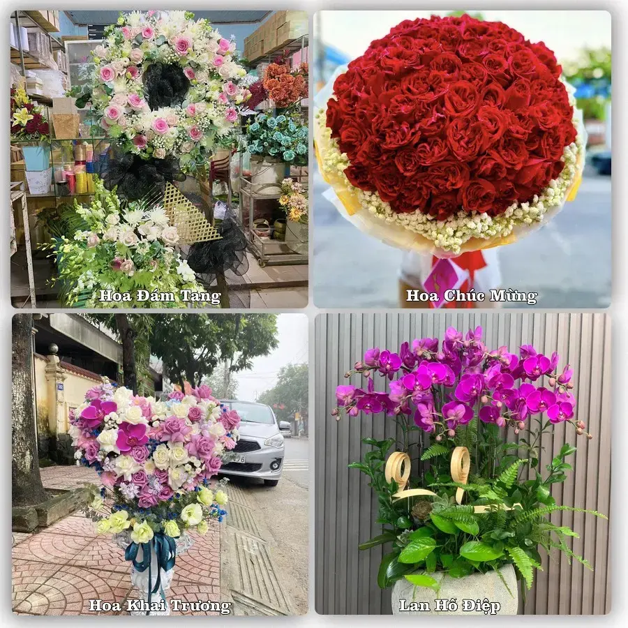 Đặt hoa tươi tại Xã Phước Hậu, Khánh Hòa – chọn mẫu theo ngân sách