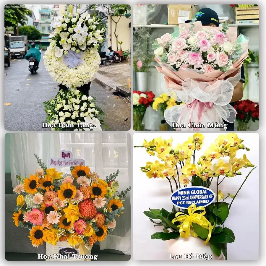 Đặt hoa tươi tại Xã Quỳnh Phụ, Hưng Yên – chọn mẫu theo ngân sách