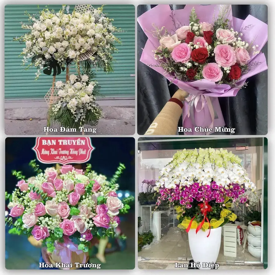 Dịch vụ đặt hoa và giao tận nơi tại Xã Thủ Thừa - Tỉnh Tây Ninh