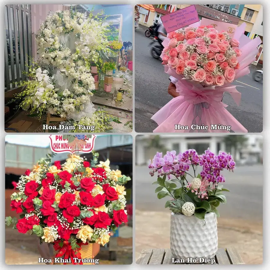 Dịch vụ đặt hoa và giao tận nơi tại Bà Rịa, TP.HCM