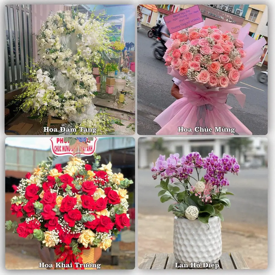 Dịch vụ đặt hoa và giao tận nơi tại Bà Rịa, TP.HCM