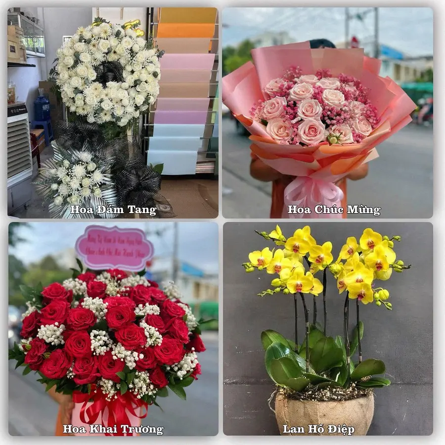 Mẫu hoa phục vụ nhu cầu đặt hoa tại Xã Nam Cường - Tỉnh Hưng Yên