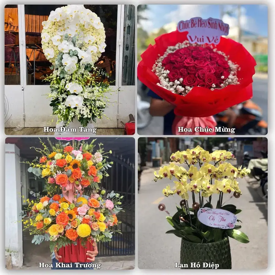 Dịch vụ đặt hoa và giao tận nơi tại Phường Vĩnh Phước - Thành phố Cần Thơ