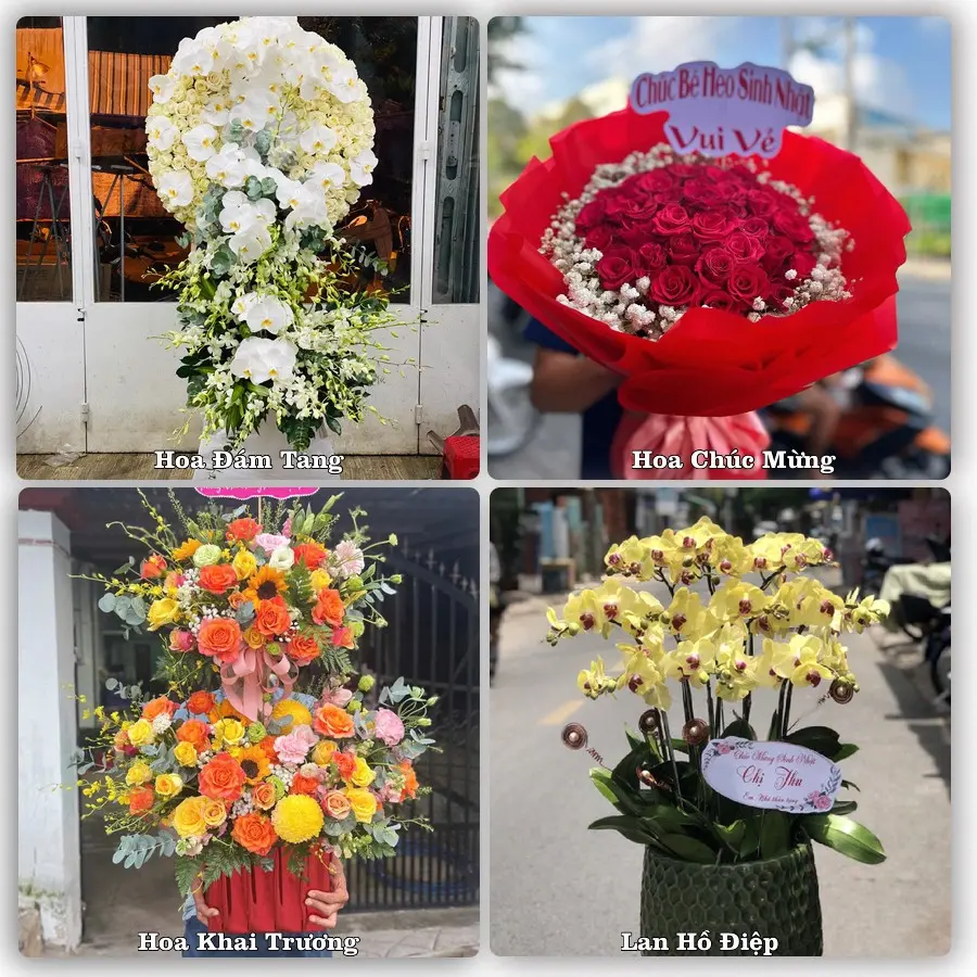 Dịch vụ đặt hoa và giao tận nơi tại Phường Vĩnh Phước - Thành phố Cần Thơ