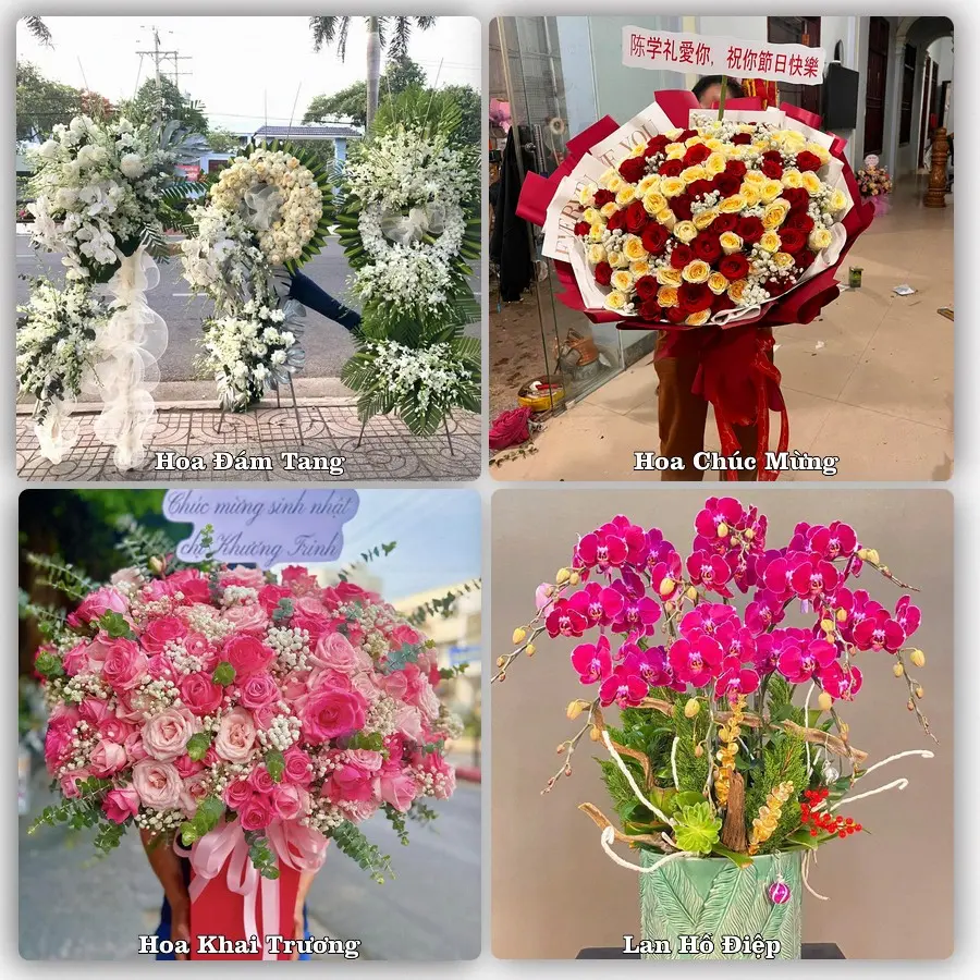 Dịch vụ đặt hoa và giao tận nơi tại Xã Giồng Riềng - Tỉnh An Giang