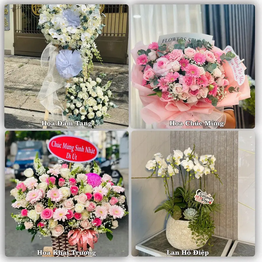 Dịch vụ đặt hoa và giao tận nơi tại Xã Tân Phước 3 - Tỉnh Đồng Tháp