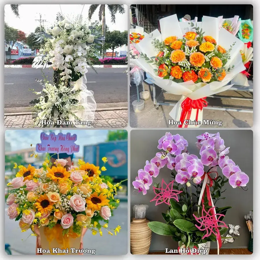 Shop hoa tươi Phường Tân Thành, Cà Mau – đặt hoa theo dịp, giao tận nơi