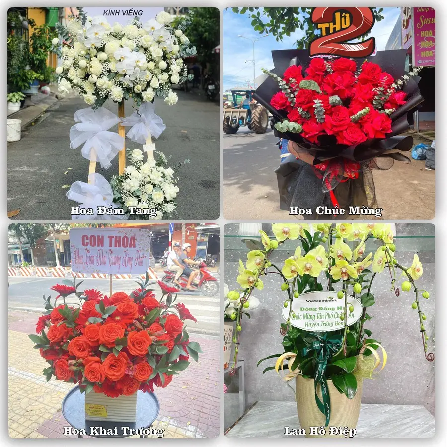 Dịch vụ đặt hoa và giao tận nơi tại Xã Bình Thạnh Đông - Tỉnh An Giang