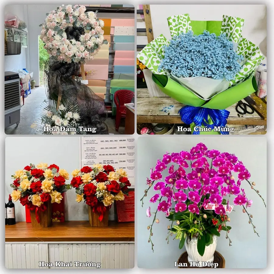 Mẫu hoa phục vụ nhu cầu đặt hoa tại Xã Long Hưng - Tỉnh Đồng Tháp