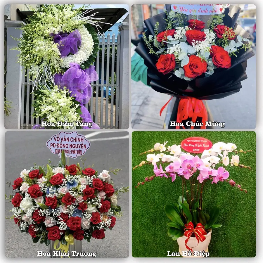 Dịch vụ đặt hoa và giao tận nơi tại Phường Quế Võ - Tỉnh Bắc Ninh