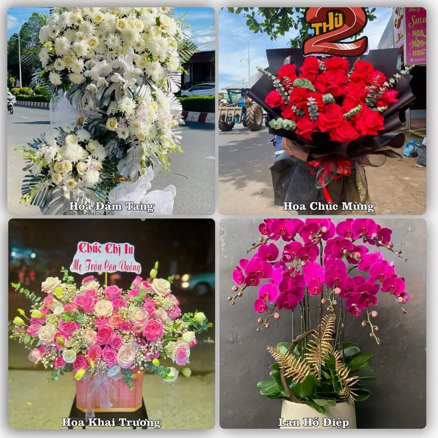 Dịch vụ đặt hoa và giao tận nơi tại Xã Thiệu Hóa - Tỉnh Thanh Hóa