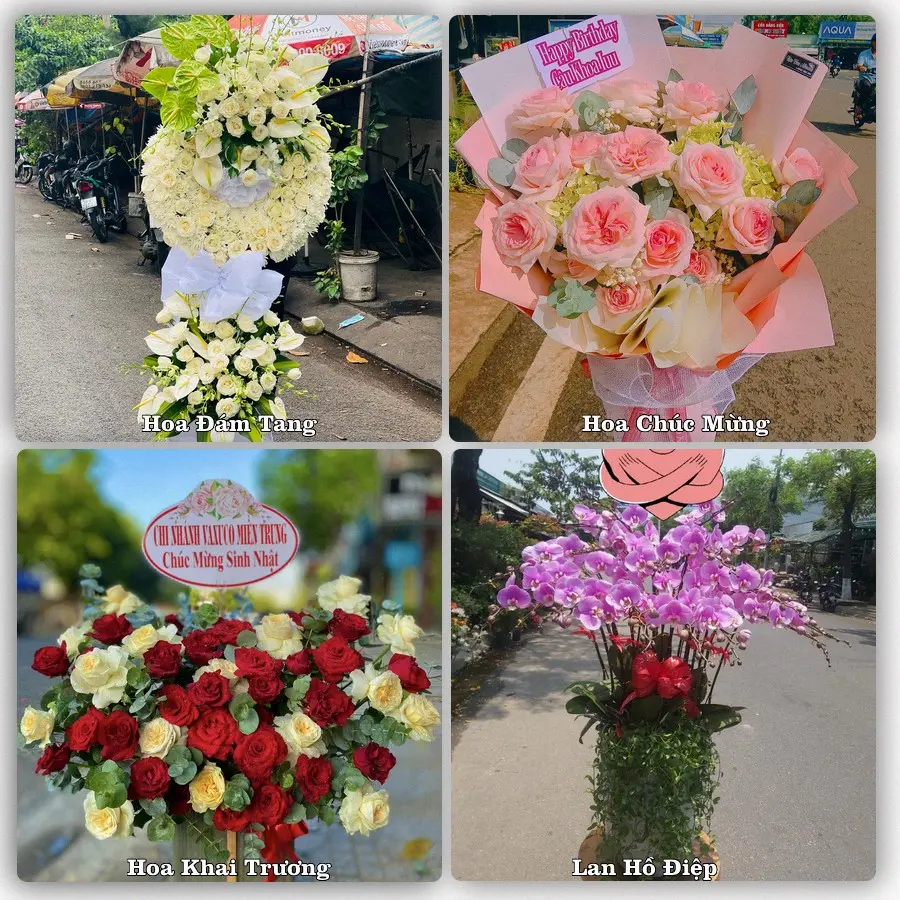 Mẫu hoa phục vụ nhu cầu đặt hoa tại Phường Lưu Kiếm - Thành phố Hải Phòng
