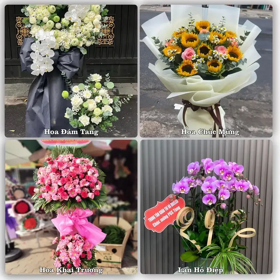 Dịch vụ đặt hoa và giao tận nơi tại Xã Thái Mỹ - Thành phố Hồ Chí Minh