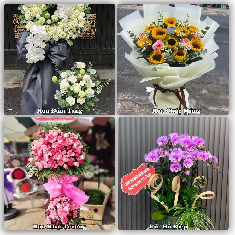 Dịch vụ đặt hoa và giao tận nơi tại Xã Thái Mỹ - Thành phố Hồ Chí Minh
