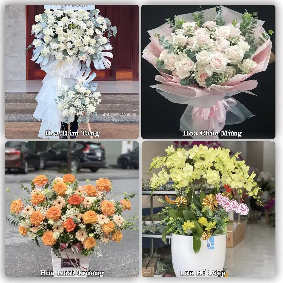Hoa tươi Xã Thái Mỹ, Hồ Chí Minh – mẫu hoa theo dịp, giá tham khảo