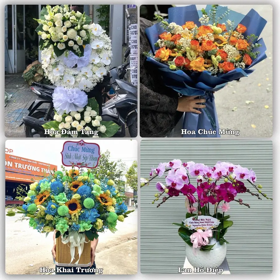 Mẫu hoa phục vụ nhu cầu đặt hoa tại Xã Bình Lục - Tỉnh Ninh Bình