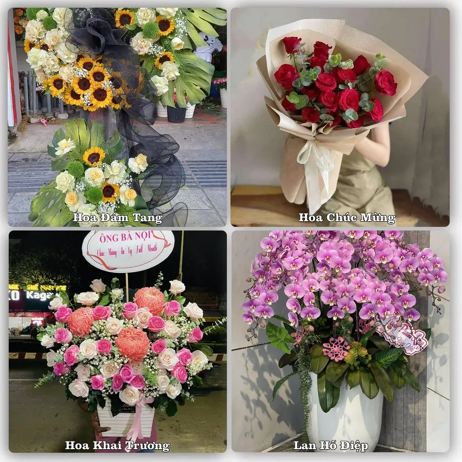 Dịch vụ đặt hoa và giao tận nơi tại Xã Đại Đồng - Tỉnh Nghệ An