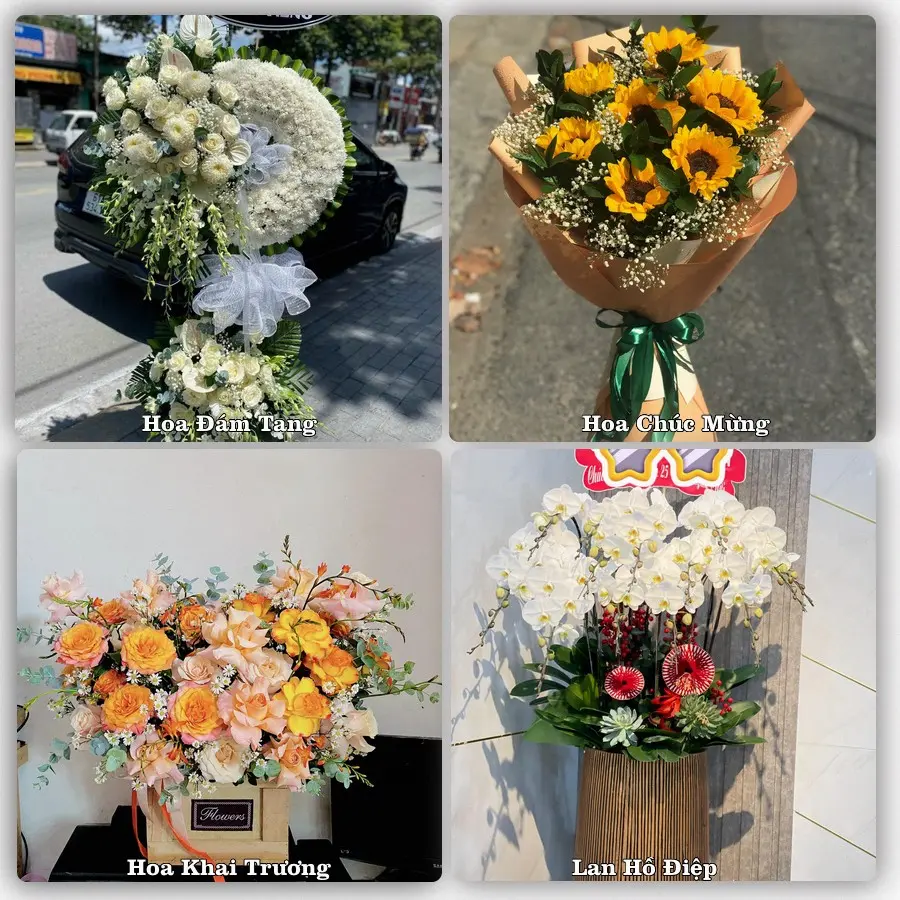 Dịch vụ đặt hoa và giao tận nơi tại Xã Đông Phước - Thành phố Cần Thơ