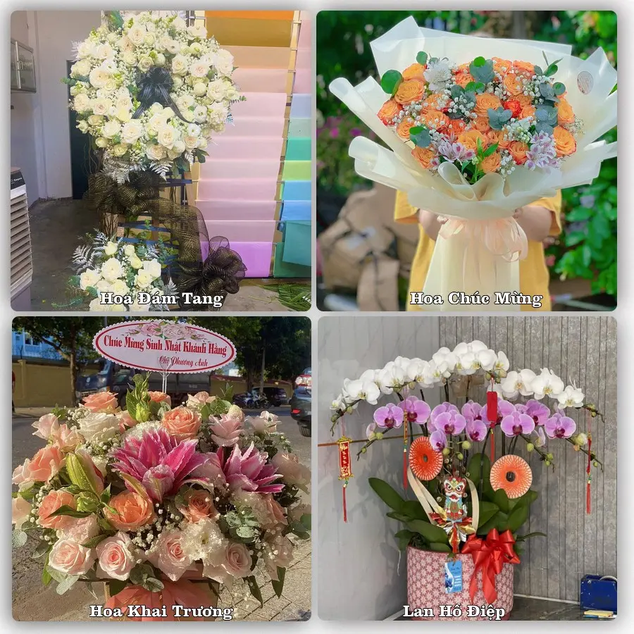 Mẫu hoa phục vụ nhu cầu đặt hoa tại Xã An Lão - Thành phố Hải Phòng