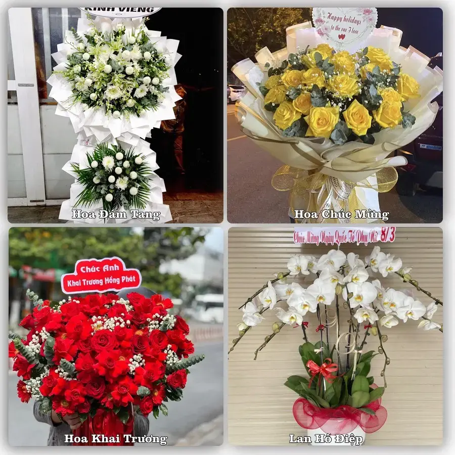 Shop hoa tươi Phường Bình Quới, TP.HCM – đặt hoa theo dịp, giao tận nơi