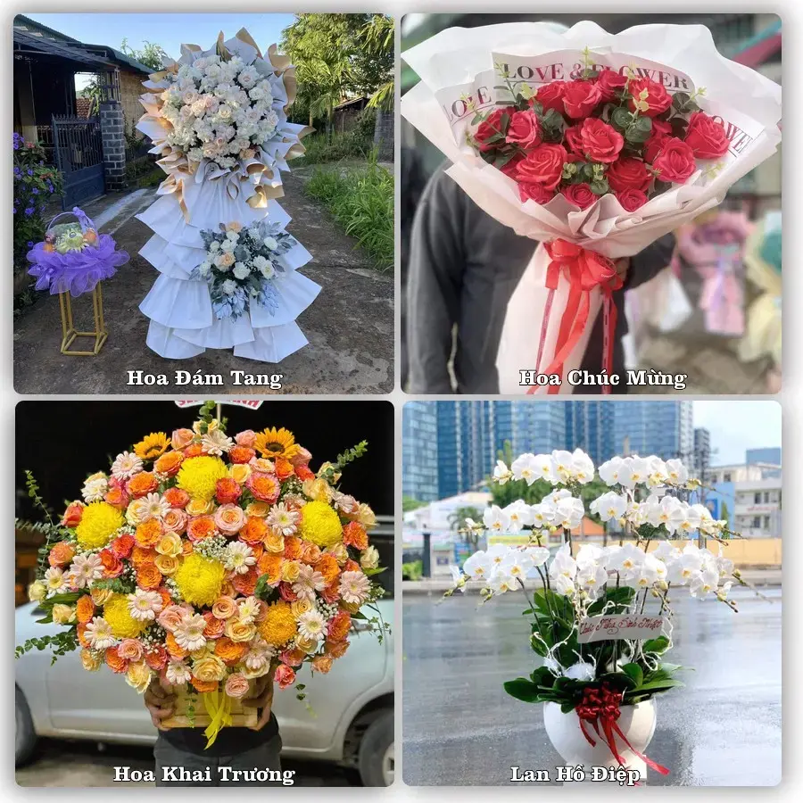 Dịch vụ đặt hoa và giao tận nơi tại Phường Đông Thành - Tỉnh Vĩnh Long