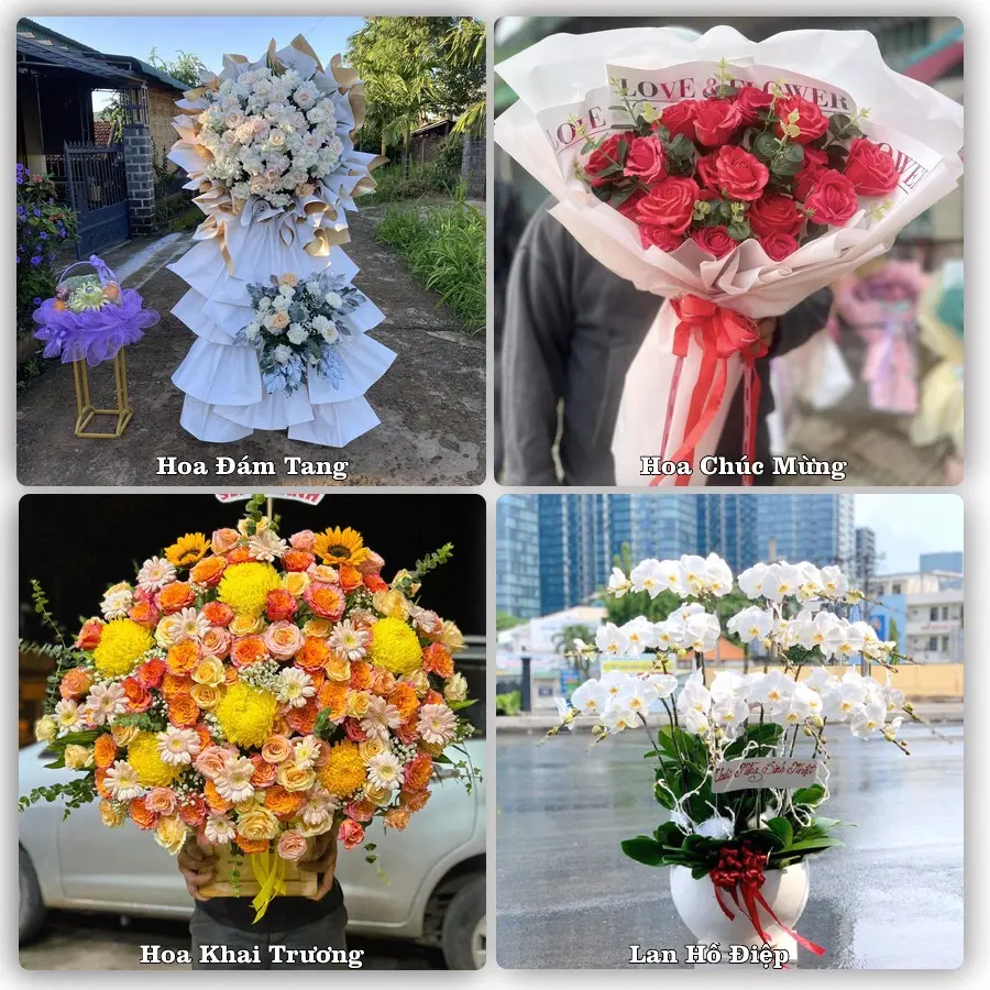 Dịch vụ đặt hoa và giao tận nơi tại Phường Đông Thành - Tỉnh Vĩnh Long