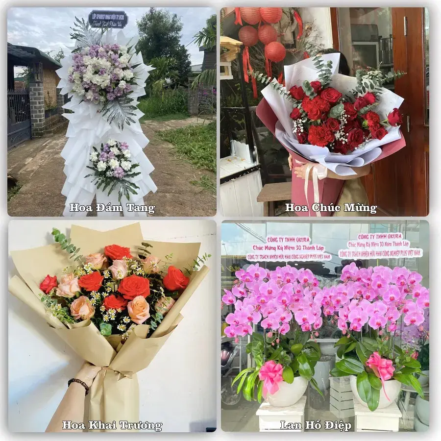 Tiệm hoa Phường Đồng Thuận, Quảng Trị – chọn hoa theo người nhận và dịp