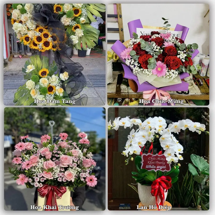 Dịch vụ đặt hoa và giao tận nơi tại Phường Đức Phổ - Tỉnh Quảng Ngãi