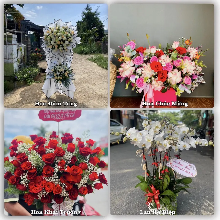 Mẫu hoa phục vụ nhu cầu đặt hoa tại Xã Hậu Lộc - Tỉnh Thanh Hóa