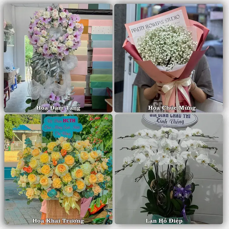 Tiệm hoa Xã Long Tiên, Đồng Tháp – chọn hoa theo người nhận và dịp