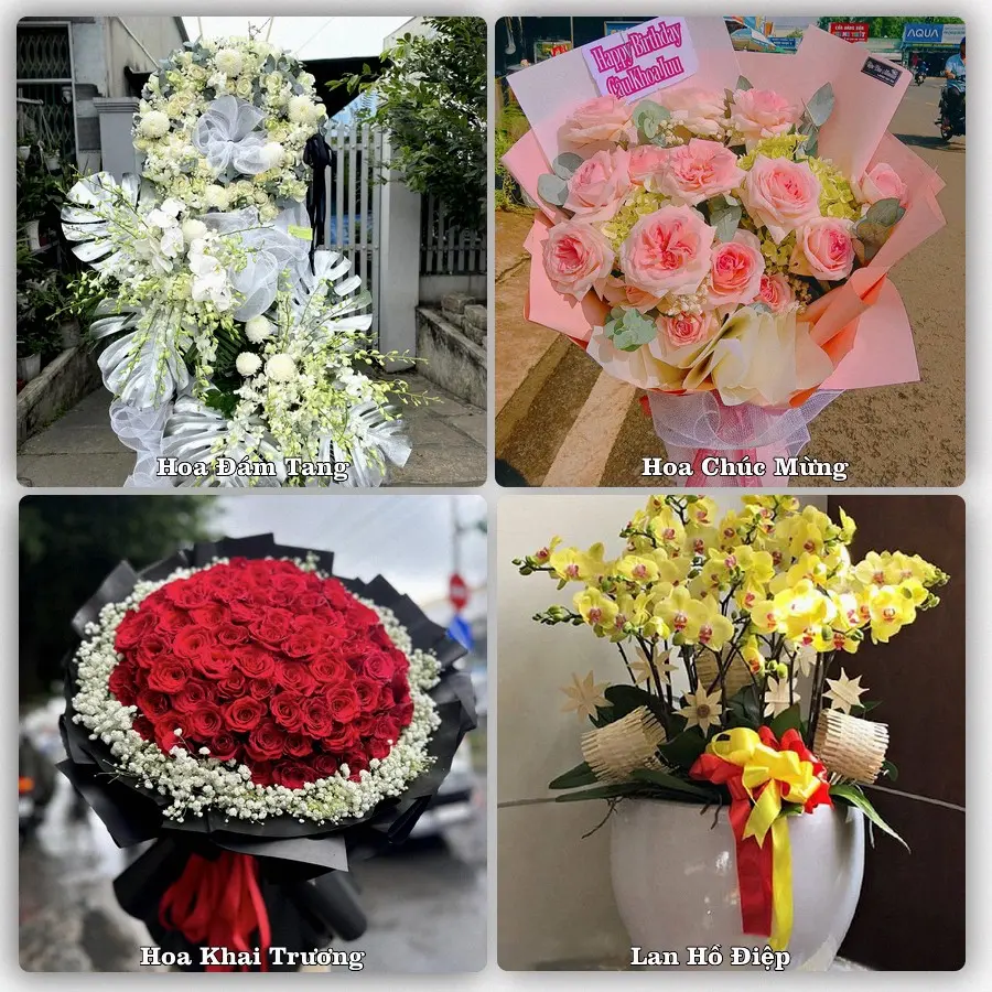 Dịch vụ đặt hoa và giao tận nơi tại Phường Tân Lập - Tỉnh Đắk Lắk