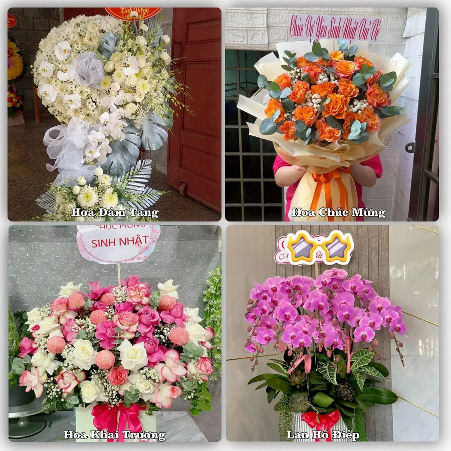 Dịch vụ đặt hoa và giao tận nơi tại Xã Thạnh Lộc - Tỉnh An Giang
